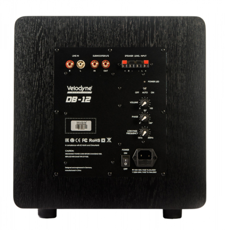 Subwoofer Velodyne Acoustics Deep Blue 12'' [4]