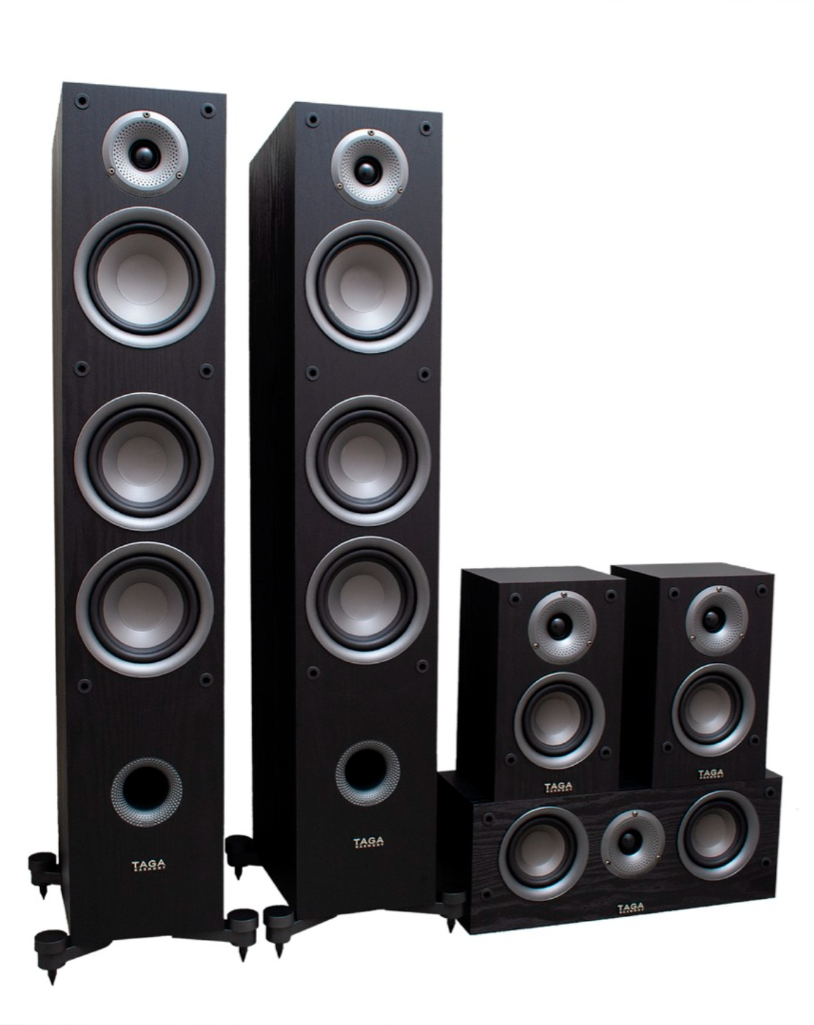 Sistem 5.0 Taga Harmony TAV-507F + TAV-C + TAV-S Negru