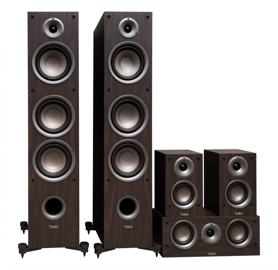 Sistem 5.0 Taga Harmony TAV-607F + TAV-C + TAV-S MODERN WENGE