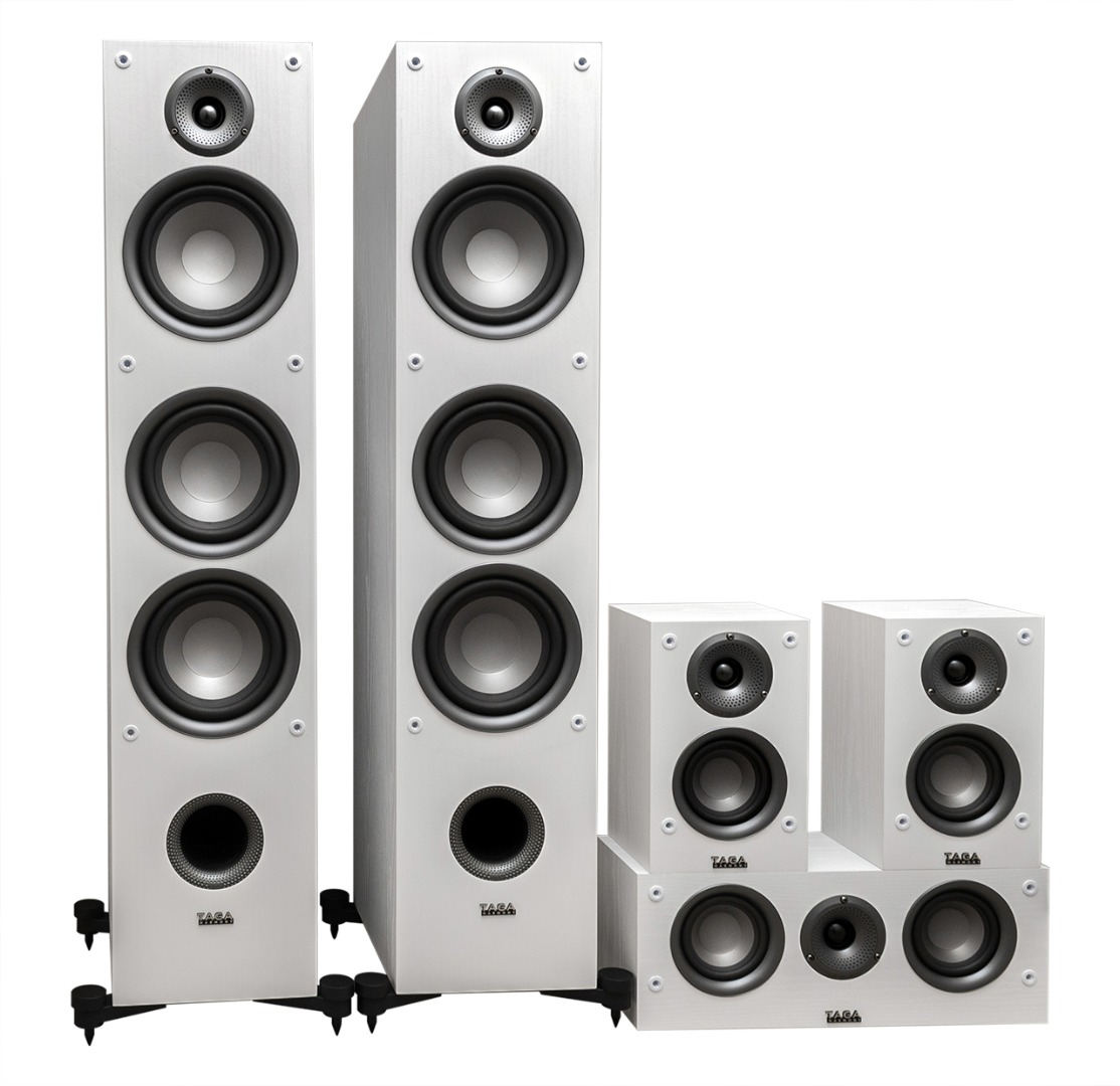 Sistem 5.0 Taga Harmony TAV-607F + TAV-C + TAV-S White
