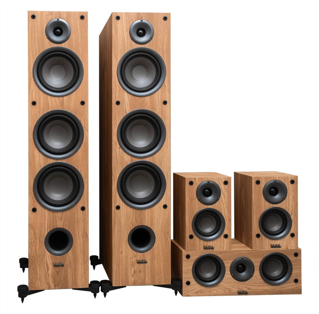 Sistem 5.0 Taga Harmony TAV-607F + TAV-C + TAV-S Oak