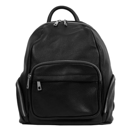 Rucsac Model Mare Memphis,unisex,negru din piele naturala 8217 [2]