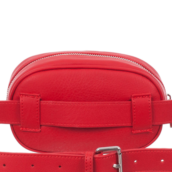 Borsetă din piele naturală rosie pentru talie 8006 [4]