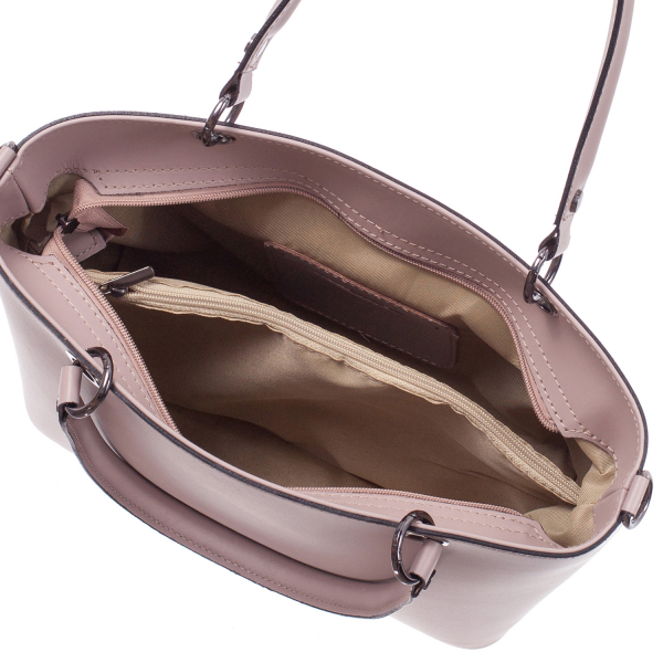 Geantă din piele roz 8034 [4]