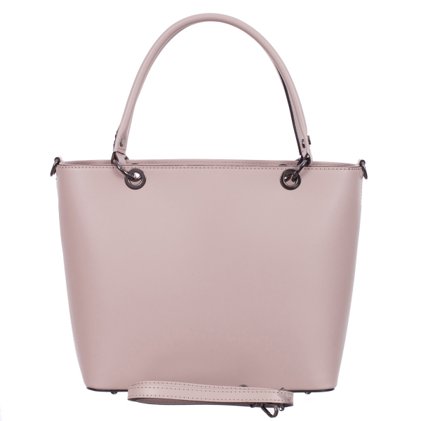 Geantă din piele roz 8034 [3]