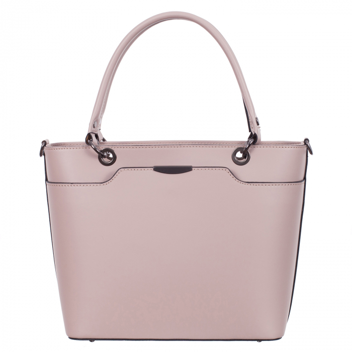 Geantă din piele roz 8034 [2]