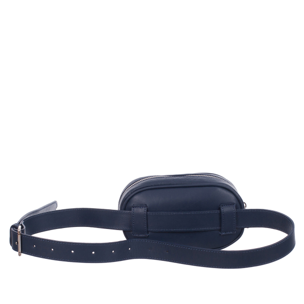Borsetă din piele naturală bleumarin pentru talie 8006 [3]