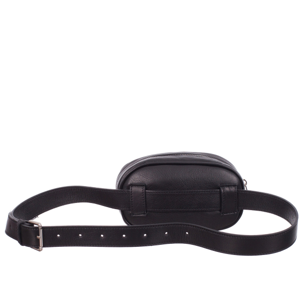 Borsetă din piele naturală neagra pentru talie 8006 [3]