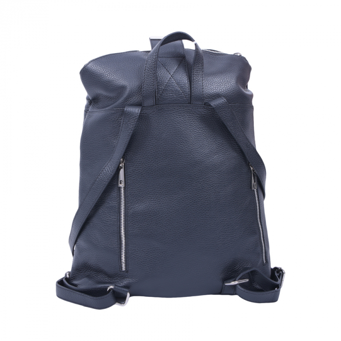 Geantă Christie, tip rucsac, negru, din piele naturală 8049 [4]