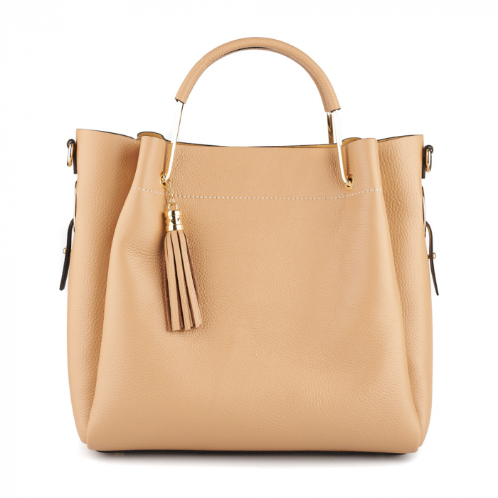 Geantă Alice, piele naturala, cipria, 8055 [2]