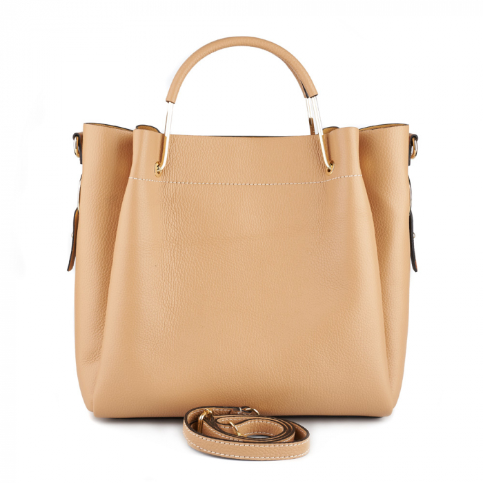 Geantă Alice, piele naturala, cipria, 8055 [3]