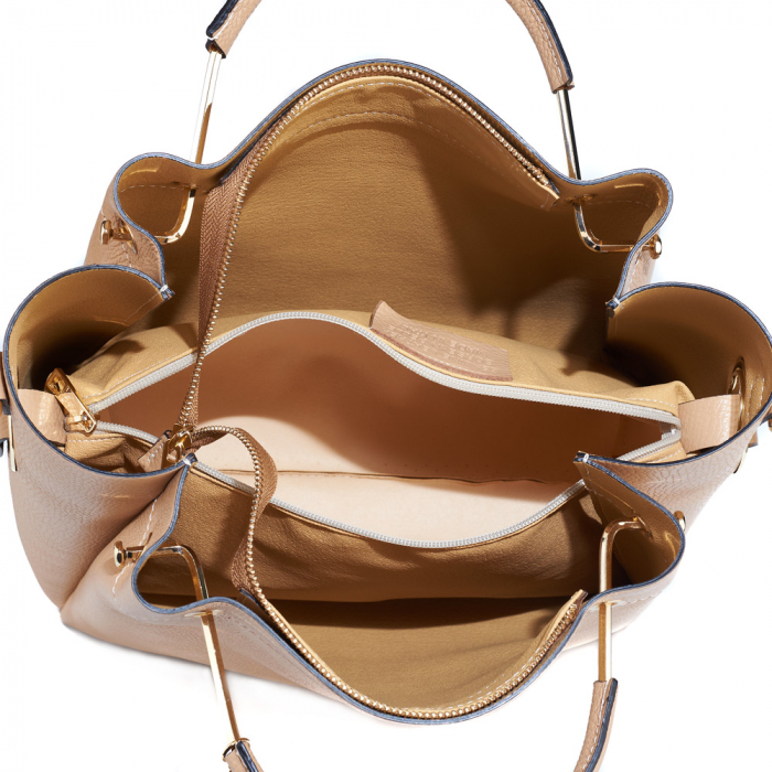 Geantă Alice, piele naturala, cipria, 8055 [5]