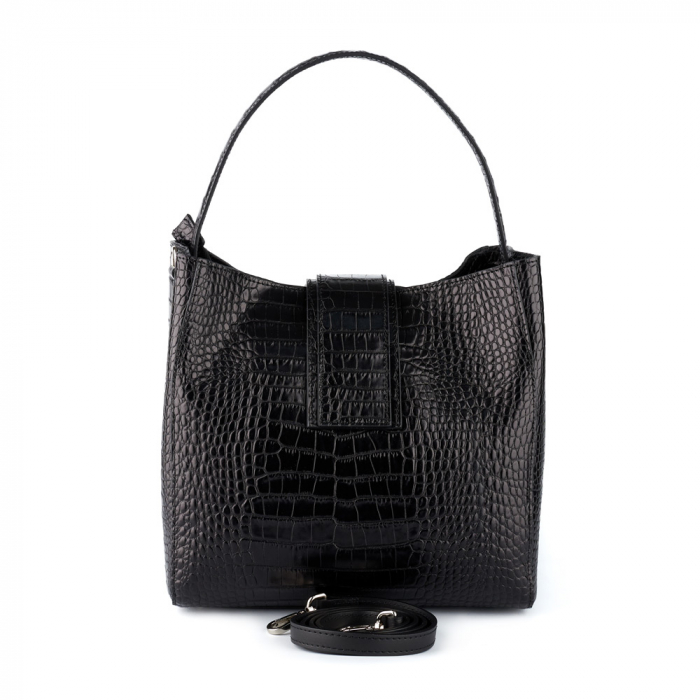 Geantă Vanesa, piele naturala, negru , 8139 [3]