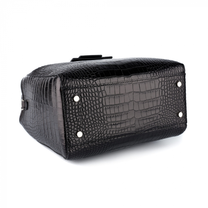 Geantă Vanesa, piele naturala, negru , 8139 [4]