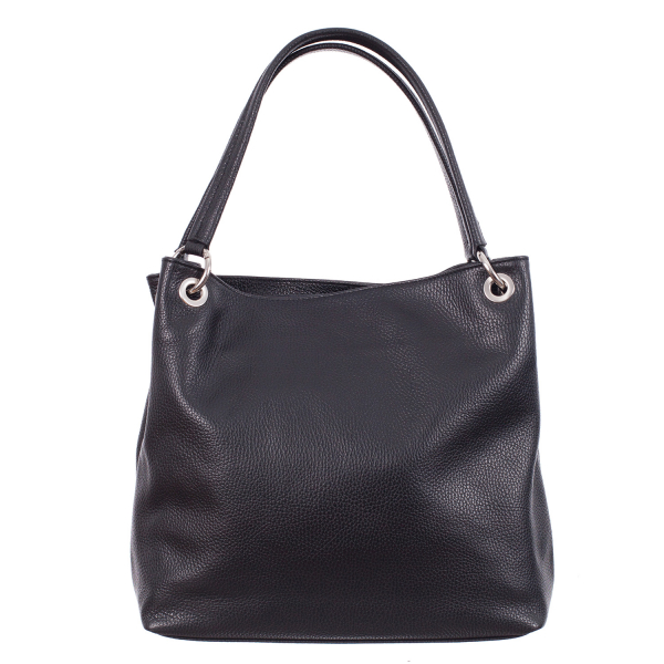 Geantă Cassandra, din piele naturală neagra 8011 [2]