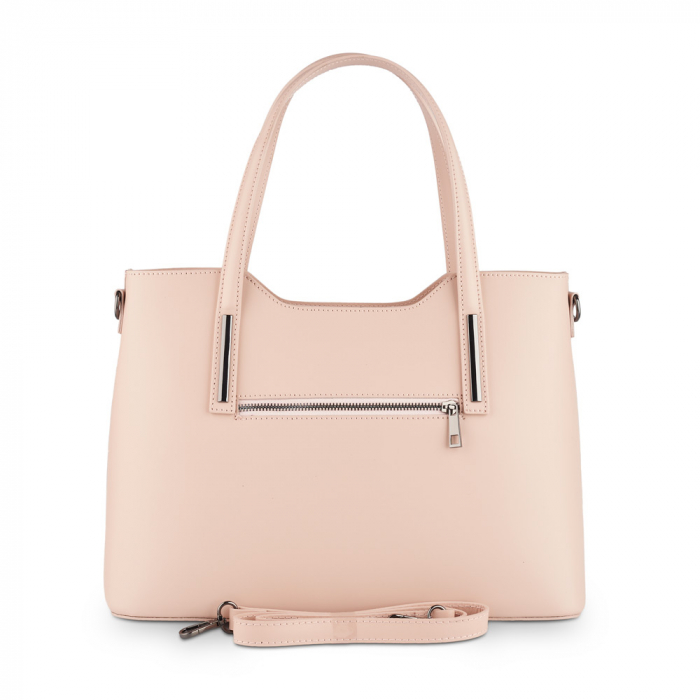 Geantă Model Mare Emma, roz antic din piele naturală 8008 [3]