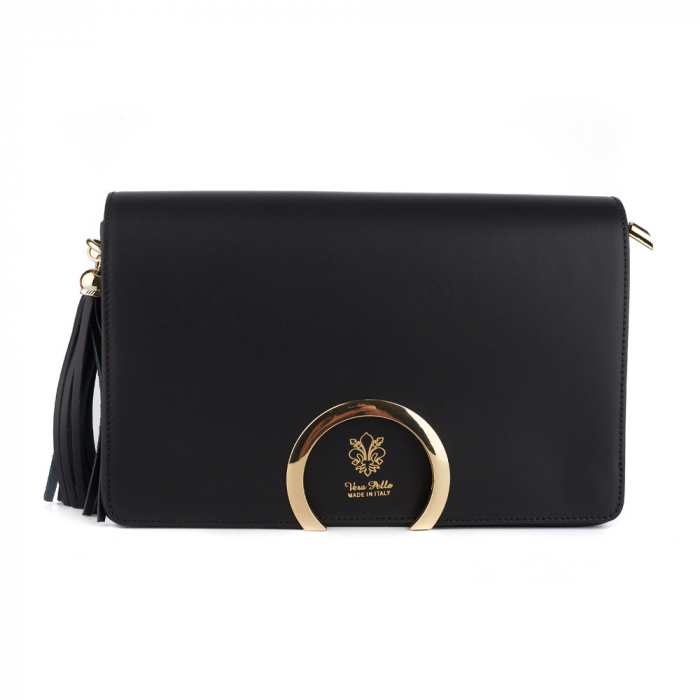 Geantă Olivia, piele naturala neagra, 8156 [2]