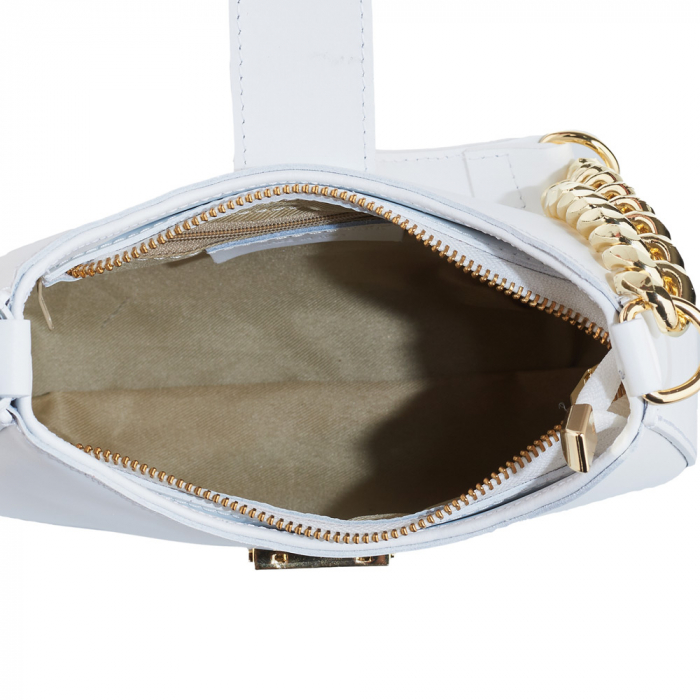 Geantă Sophia, piele naturala alba, 8154 [3]