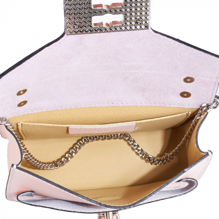 Geantă Yvette, crossbody piele roz 8168 [4]