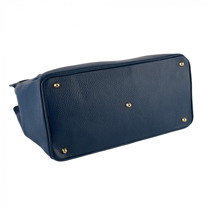 Geantă piele naturală bleumarin 8214 [4]