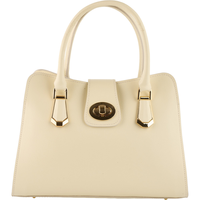 Geantă Analisa din piele 100% naturală,ivoire, 8117 [2]