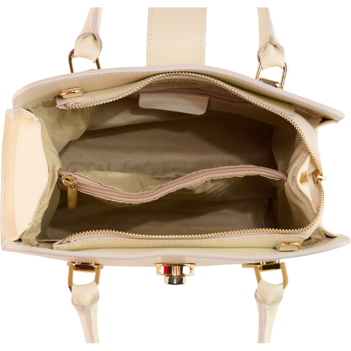 Geantă Analisa din piele 100% naturală,ivoire, 8117 [5]