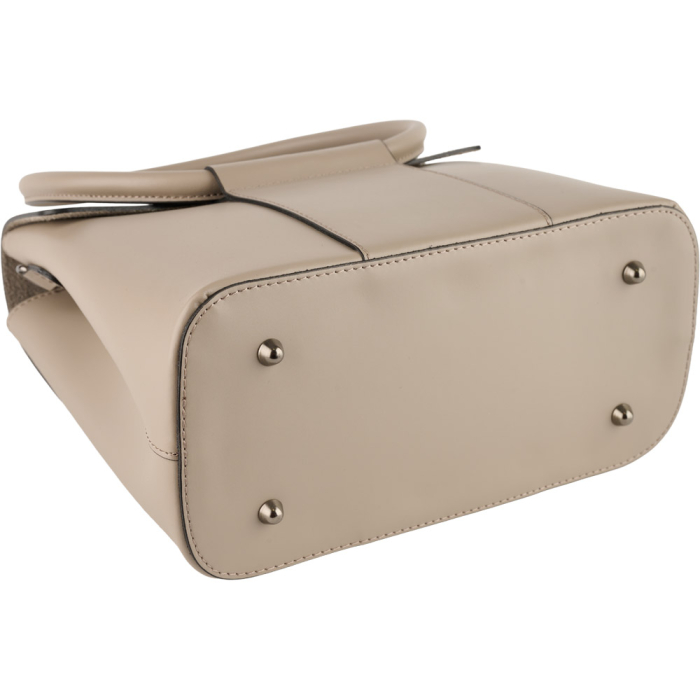 Geantă Angel, piele 100% naturala, taupe deschis , 8056 [4]