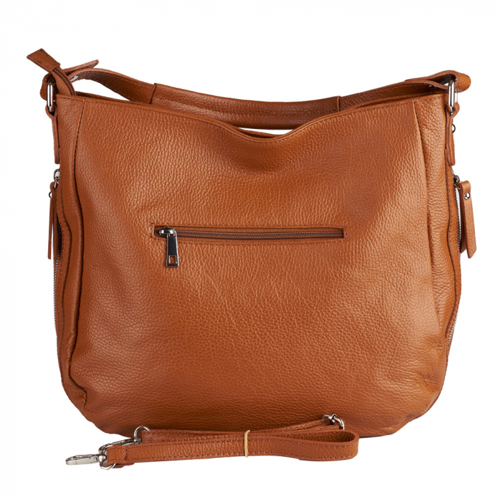 Geanta Ariela, din piele naturală coniac, 8173 [3]