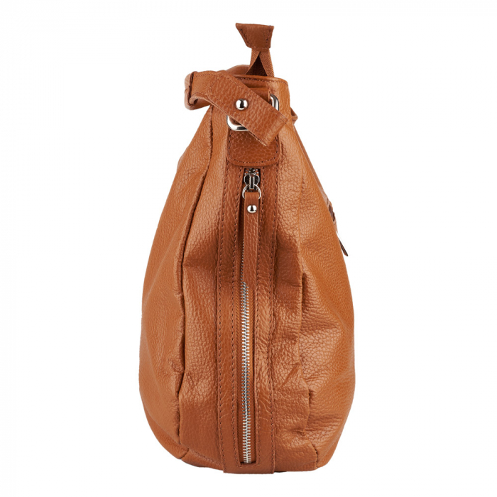 Geanta Ariela, din piele naturală coniac, 8173 [4]