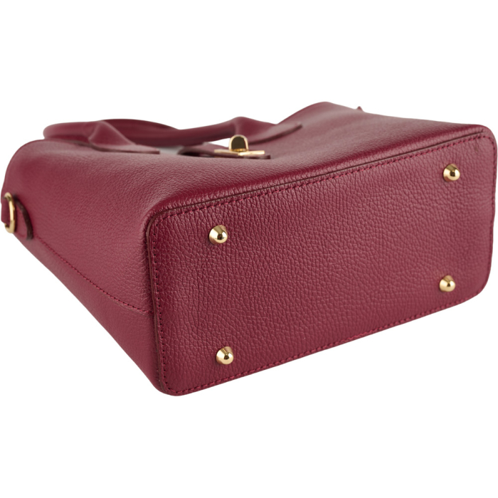 Geanta Ava din piele 100% naturala ,8247 bordo [3]