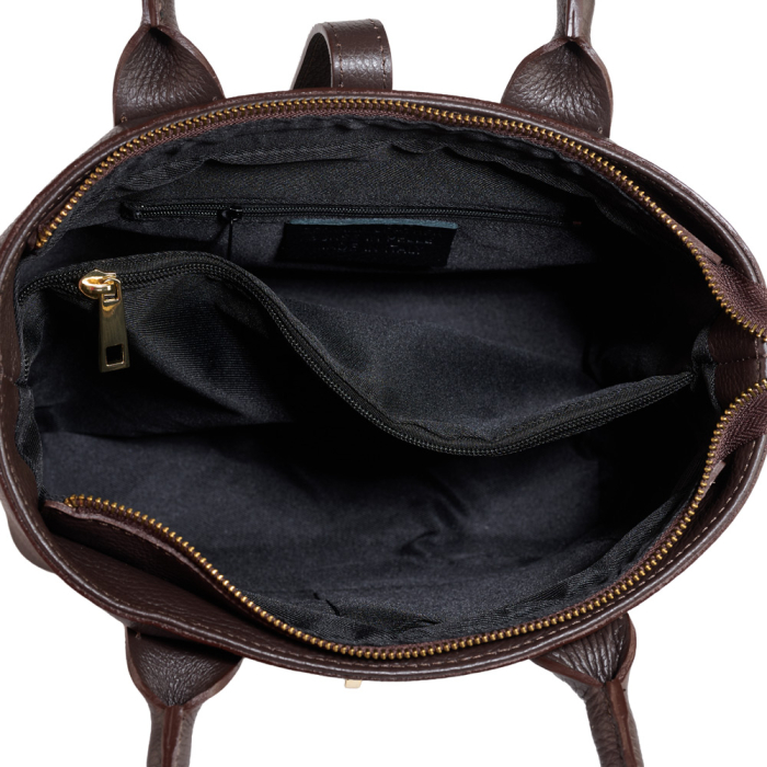 Geanta Ava din piele 100% naturala ,8247 maro ciocolata [5]