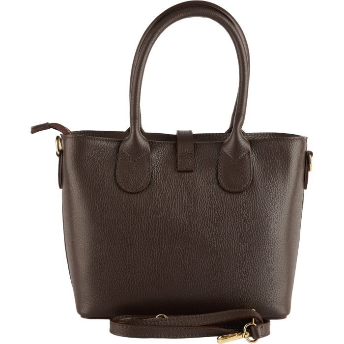 Geanta Ava din piele 100% naturala ,8247 maro ciocolata [3]