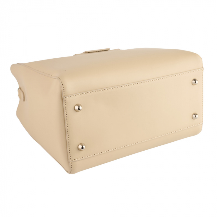 Geantă Bailley, piele naturala, crem, 8057 [4]