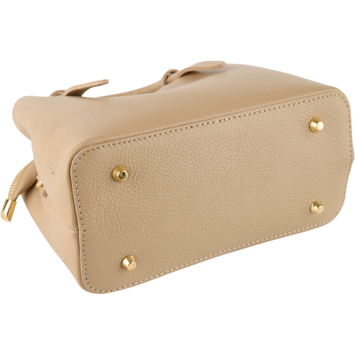 Geanta Blanche,din piele 100%naturala Italia,8246,taupe deschis [4]