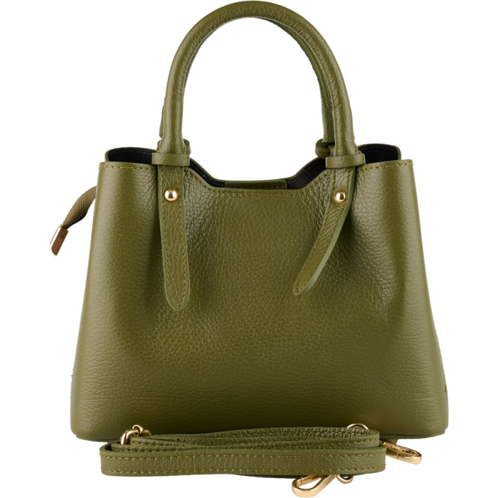 Geanta Blanche,din piele 100%naturala Italia,8246,verde inchis [3]