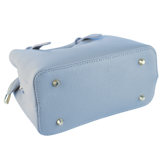 Geanta Blanche,din piele 100%naturala Italia,8246bleo celeste [4]
