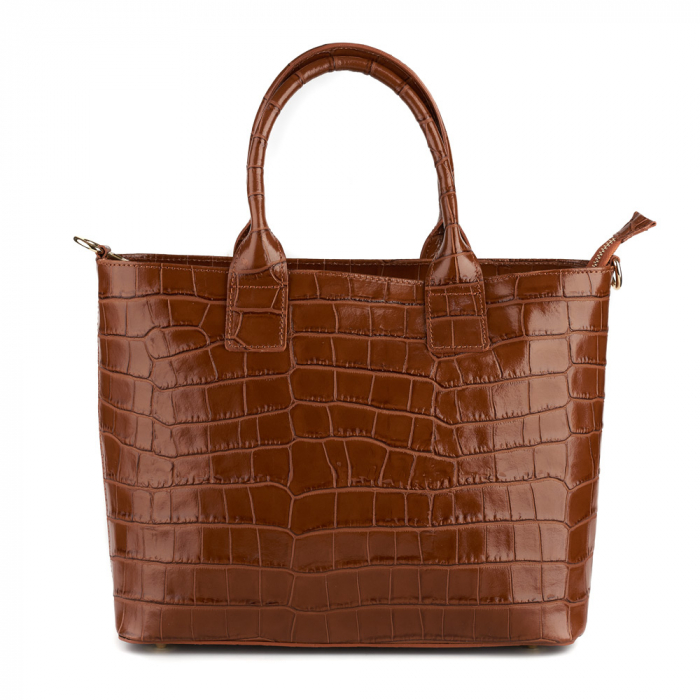 Geanta Sally, din piele naturală maro, 8192 [2]