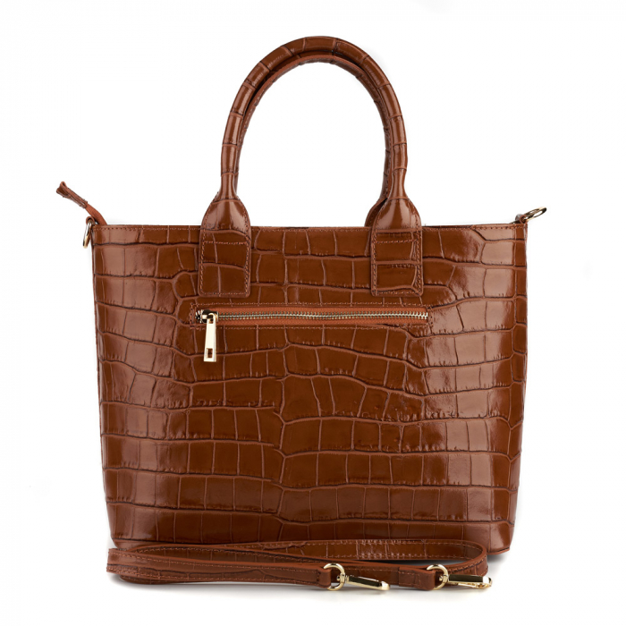 Geanta Sally, din piele naturală maro, 8192 [3]