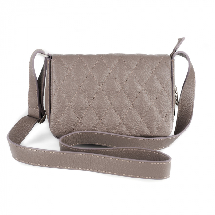 Geantă Chantal, piele naturala matlasata gris, 8177 [2]