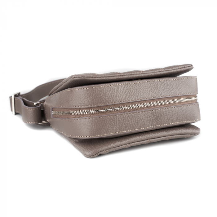 Geantă Chantal, piele naturala matlasata gris, 8177 [3]