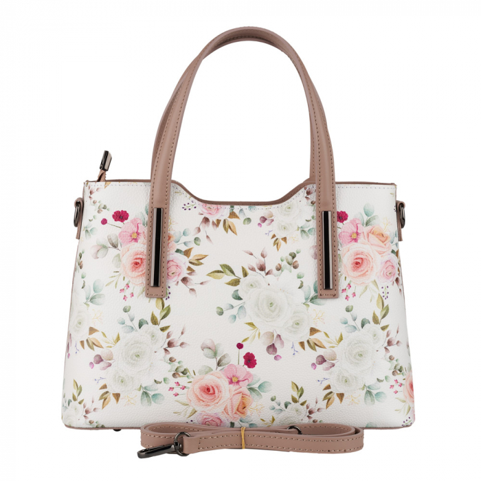 Geantă Connie, din piele naturală taupe 8195 [3]