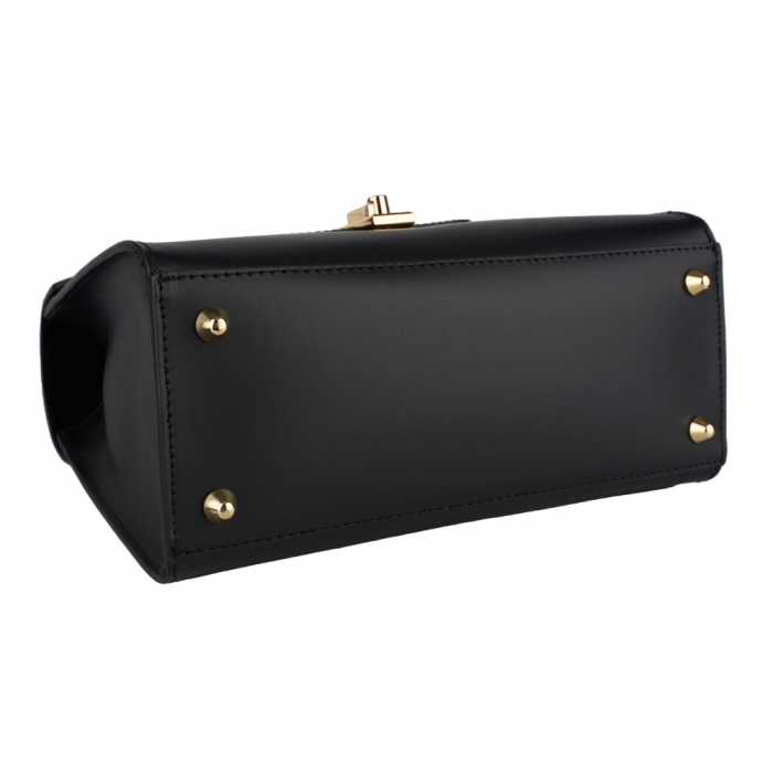 Geantă Courtney, din piele naturală neagra, 8184 [4]