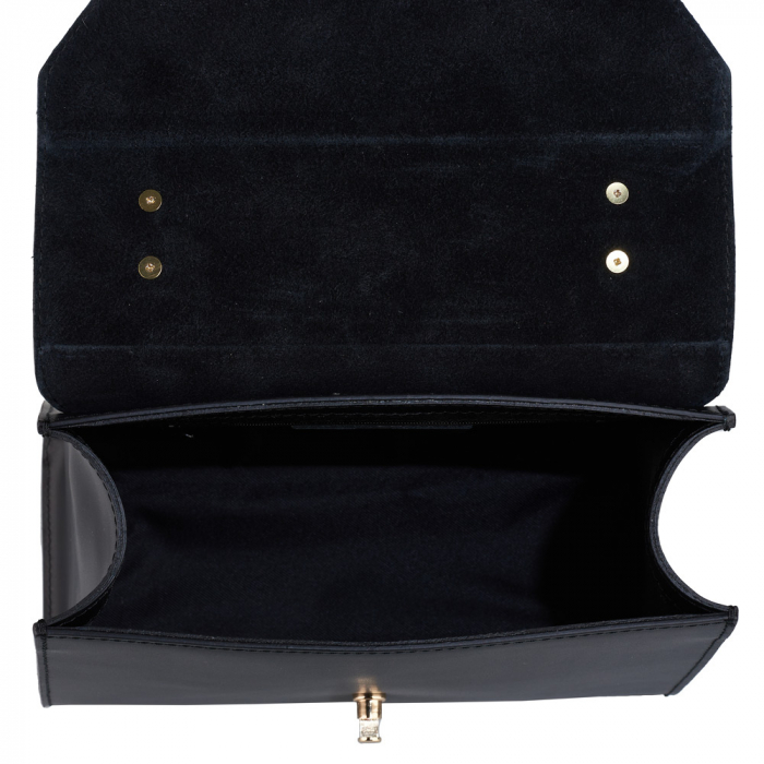 Geantă Courtney, din piele naturală neagra, 8184 [5]