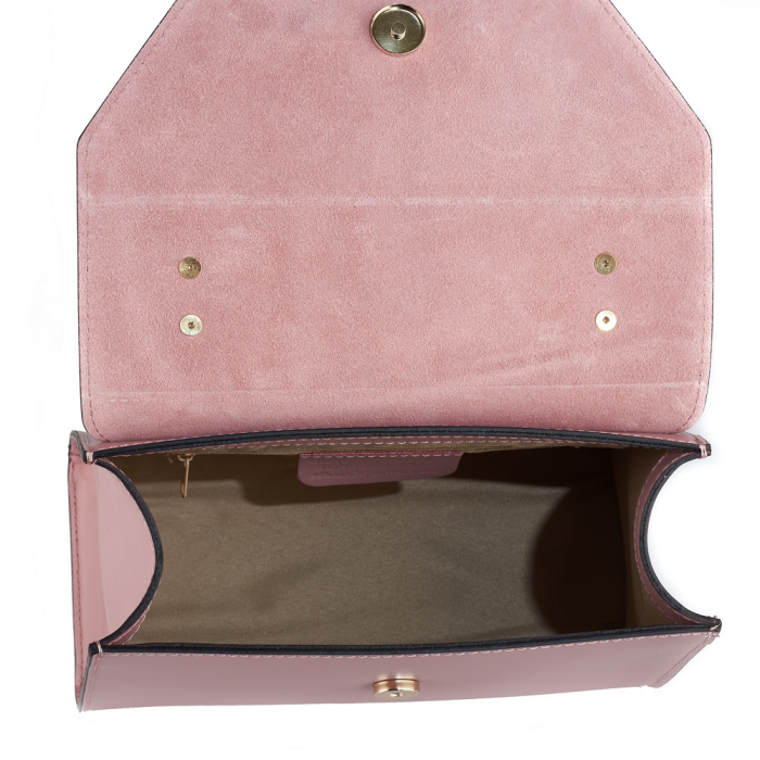 Geantă Fergie, din piele naturală roz, 8183 [5]