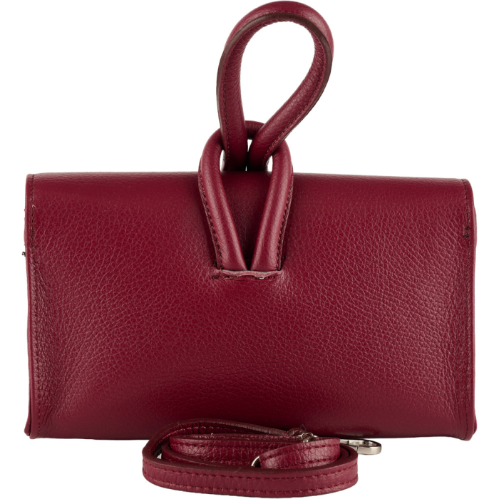 Geanta dama Heritage din piele 100%naturala,bordo,8256 [3]