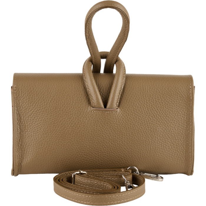Geanta dama Heritage din piele 100%naturala,taupe deschis,8256 [3]