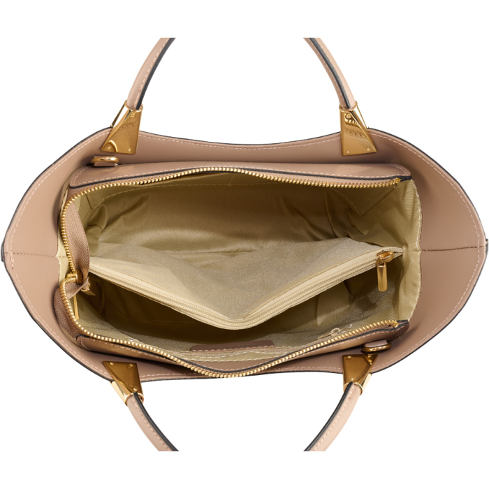 Geantă dama Selena, piele 100% naturala, taupe deschis , 8236 [5]