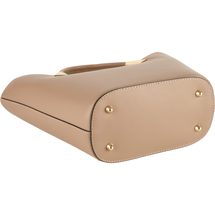 Geantă dama Selena, piele 100% naturala, taupe deschis , 8236 [4]