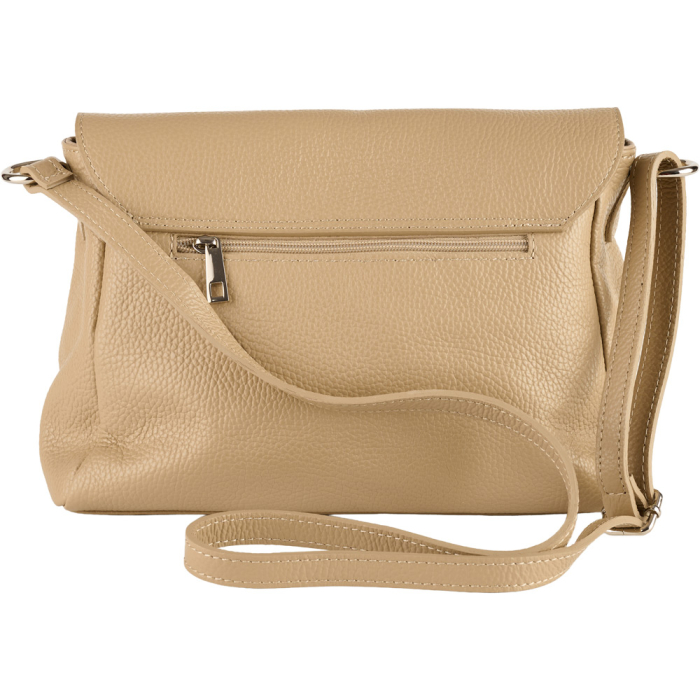Geantă dama Serena, din piele 100% naturală taupe deschis 8244 [3]
