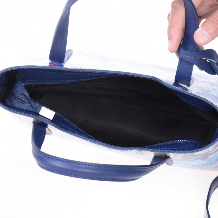 Geanta multicolora, cu elemente florale 8045 [4]